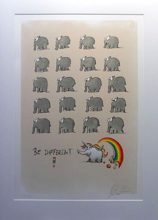 OTTO WAALKES: Be different - Einhorn